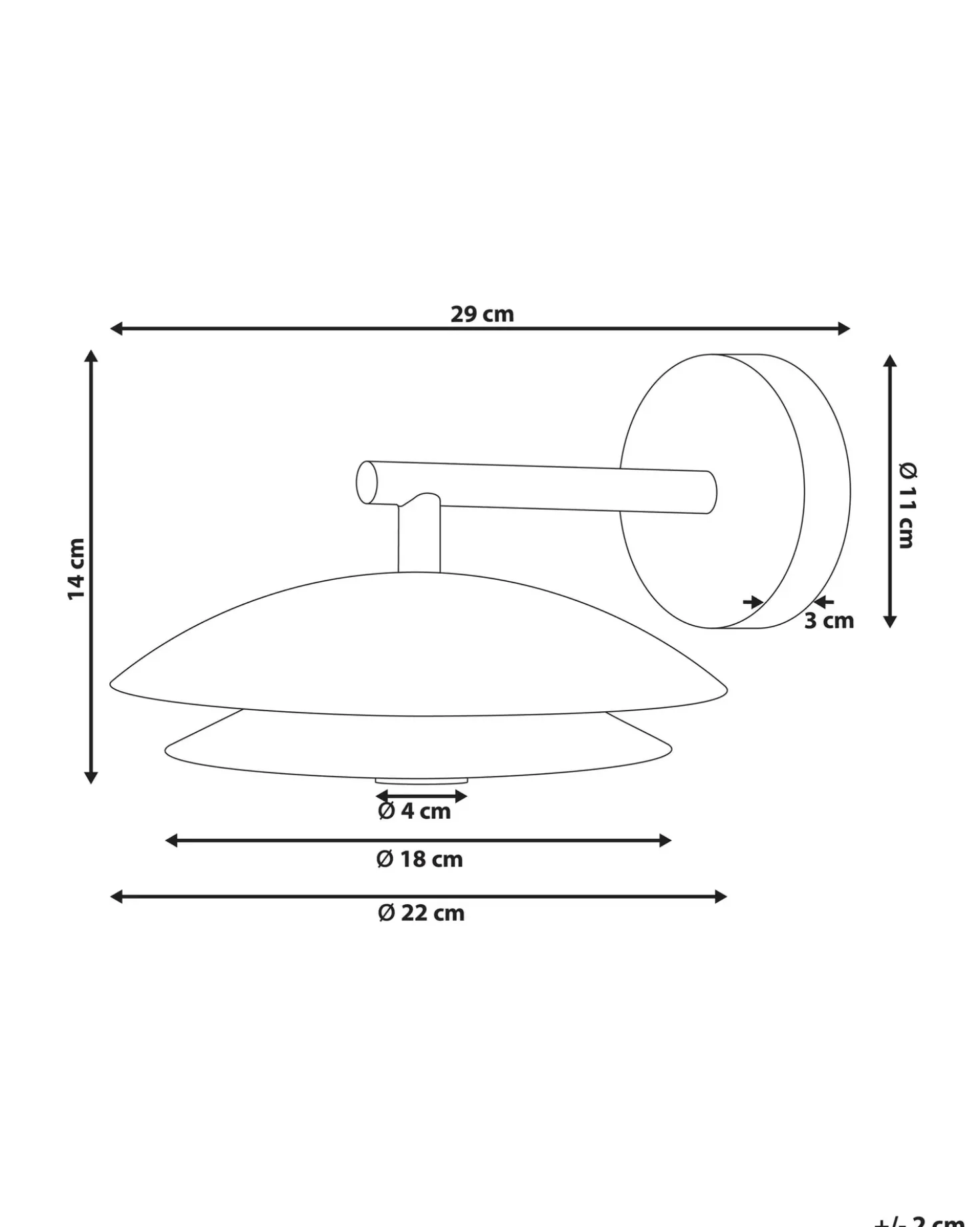 Applique LASOLO Metallo Bianco