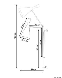 Applique MARISA Regolabile Metallo Bianco