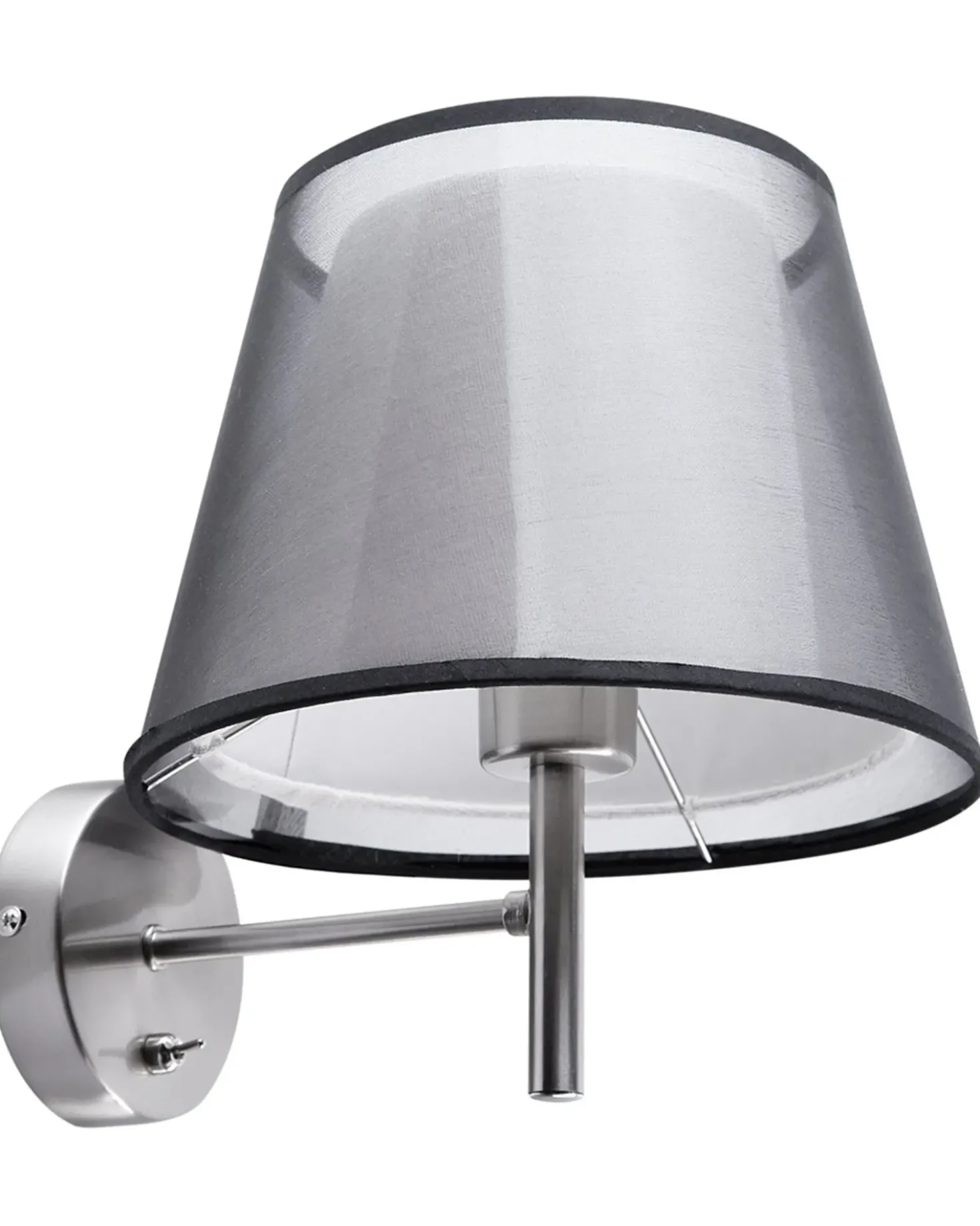 Applique Plafoniera COLUMBIA Metallo Argento