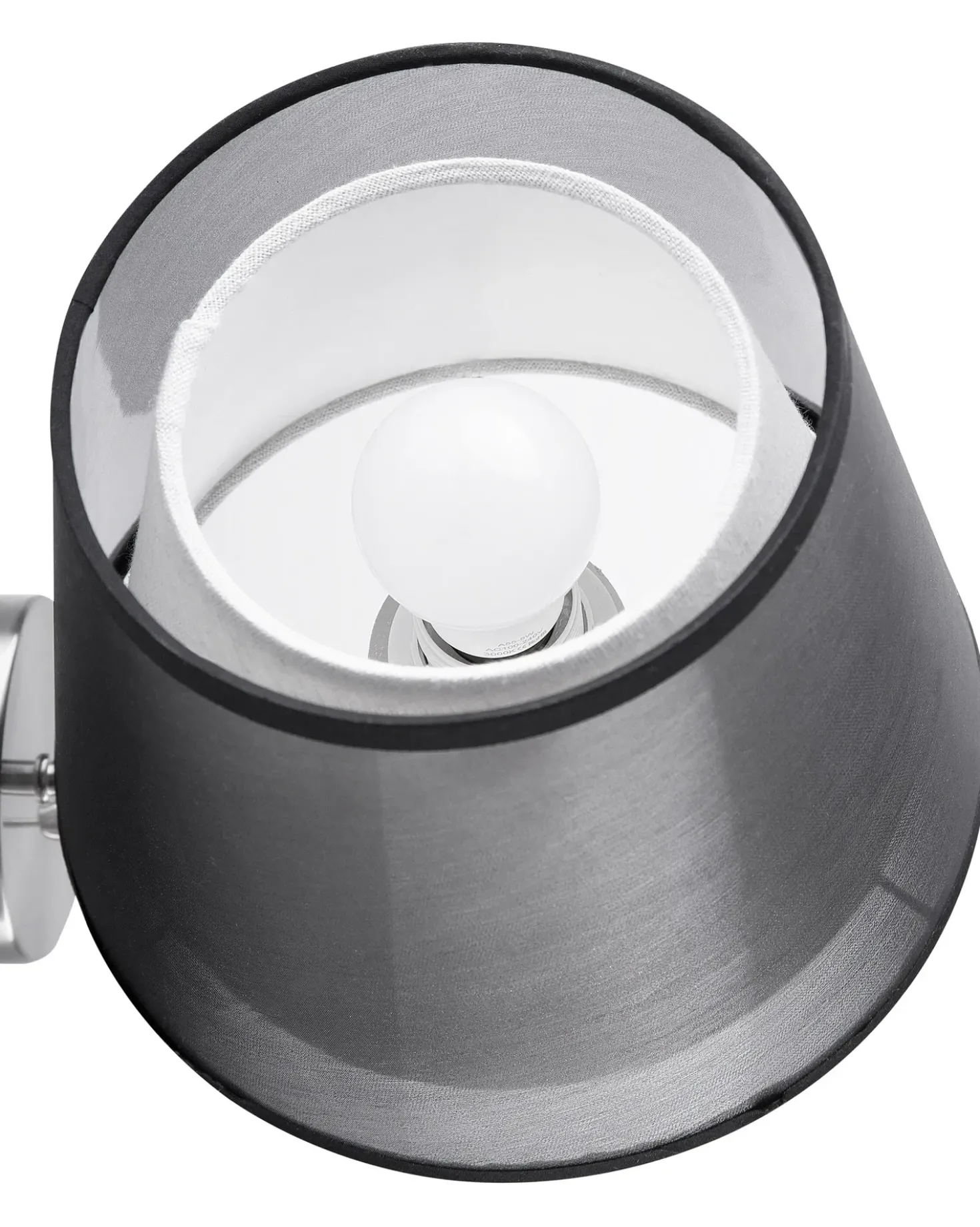 Applique Plafoniera COLUMBIA Metallo Argento