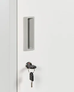 Armadietto a 2 livelli ATHLETE Metallo Grigio/Bianco