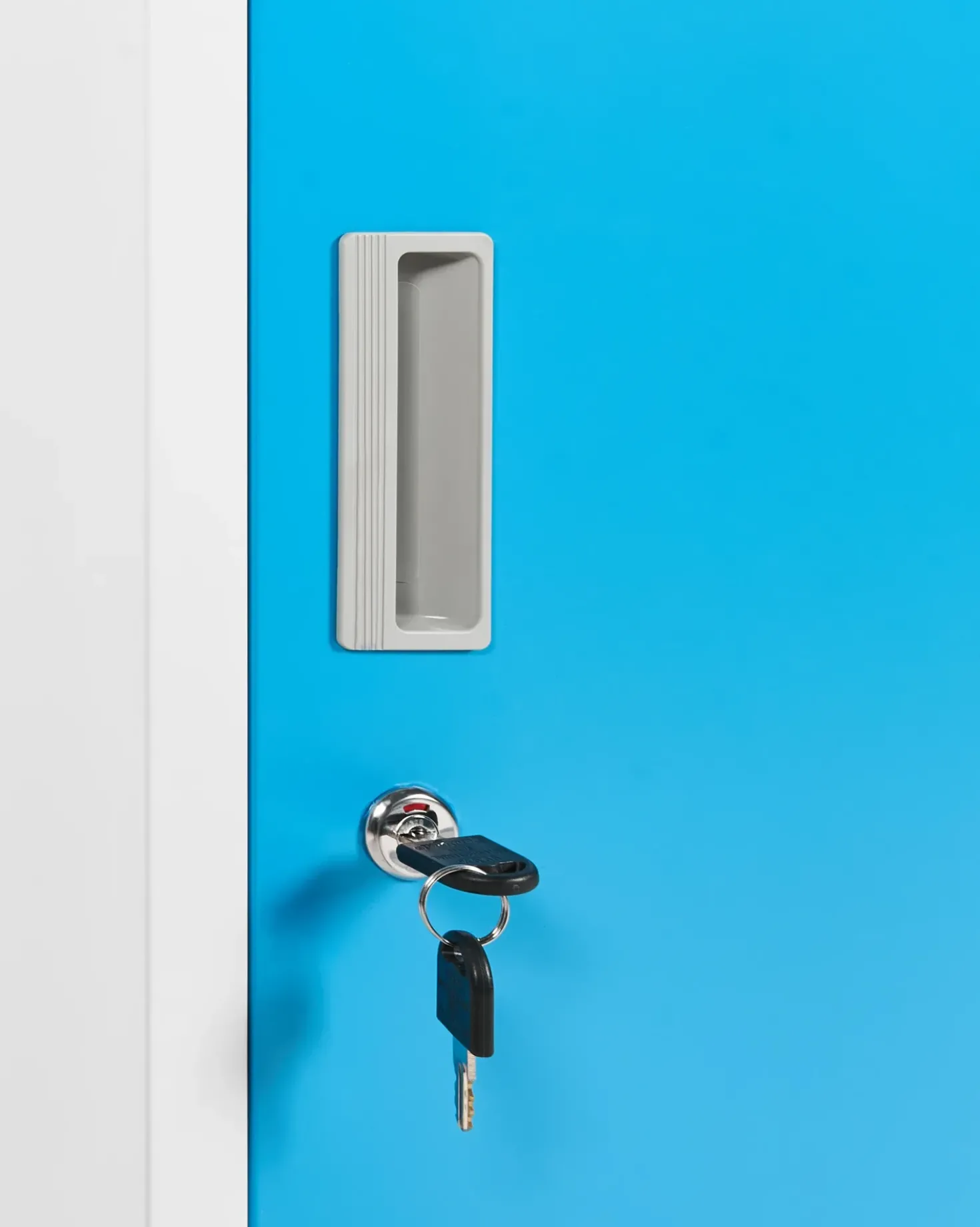 Armadietto a porta doppia ATHLETE Metallo Bianco/Blu