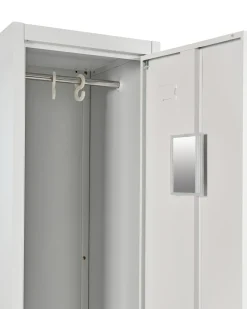 Armadietto a porta singola ATHLETE Metallo Grigio/Bianco