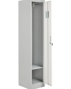 Armadietto a porta singola ATHLETE Metallo Grigio/Bianco