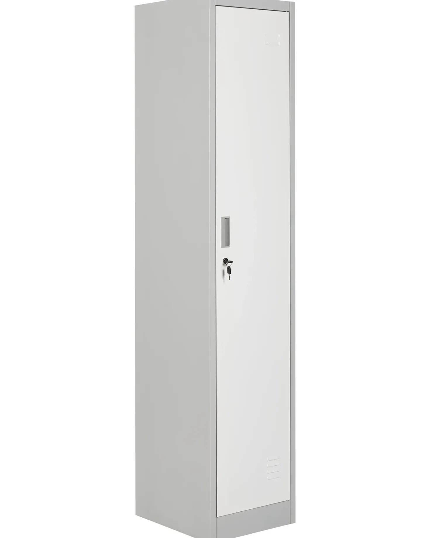 Armadietto a porta singola ATHLETE Metallo Grigio/Bianco