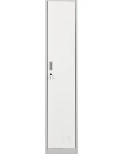Armadietto a porta singola ATHLETE Metallo Grigio/Bianco