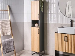Armadietto da bagno MISCANTI Bambù 30 cm Marrone chiaro
