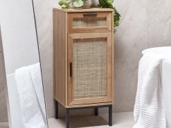 Armadietto da bagno ROSELL 40 cm Marrone chiaro