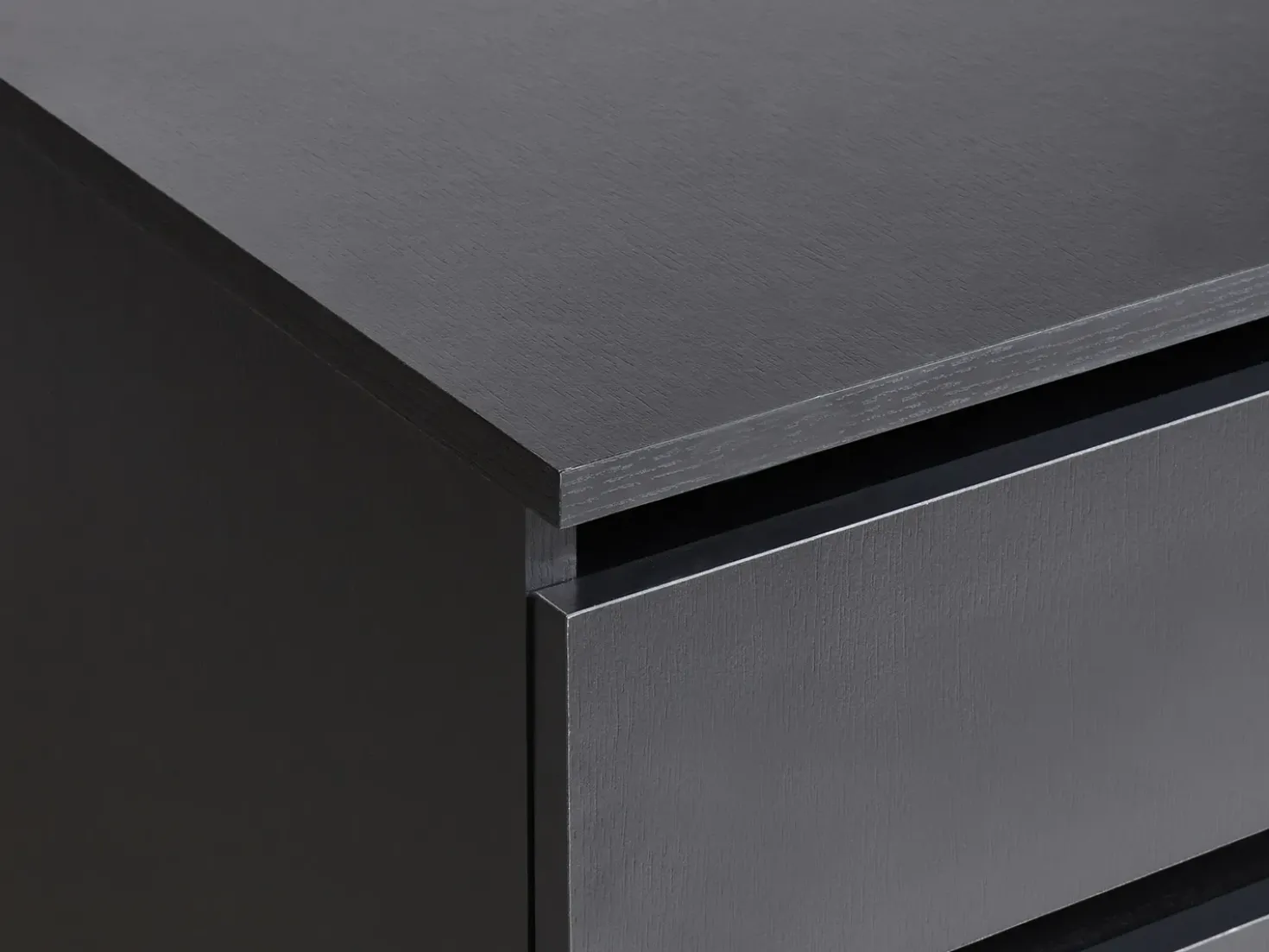 Armadietto da bagno TERESINA con ruote 80 cm Nero