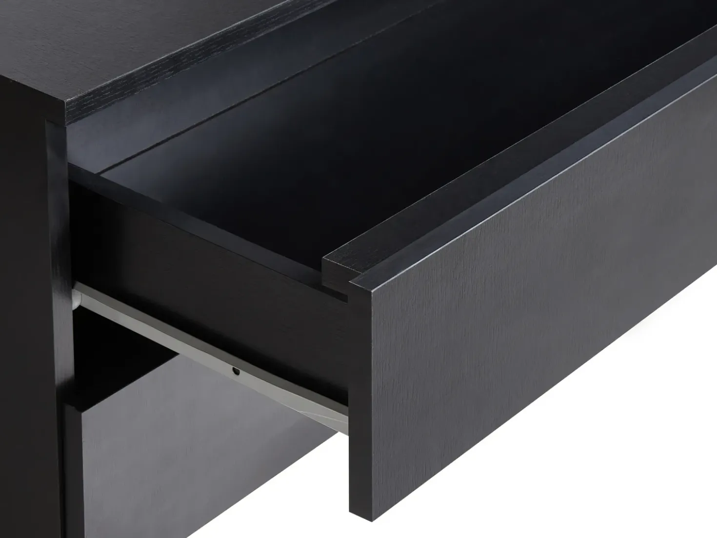 Armadietto da bagno TERESINA con ruote 80 cm Nero