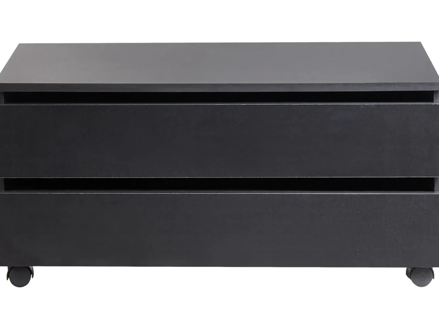 Armadietto da bagno TERESINA con ruote 80 cm Nero