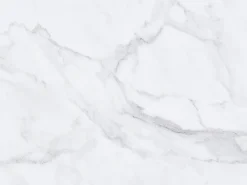 Armadietto da bagno TERESINA con ruote 80 cm Marmo bianco