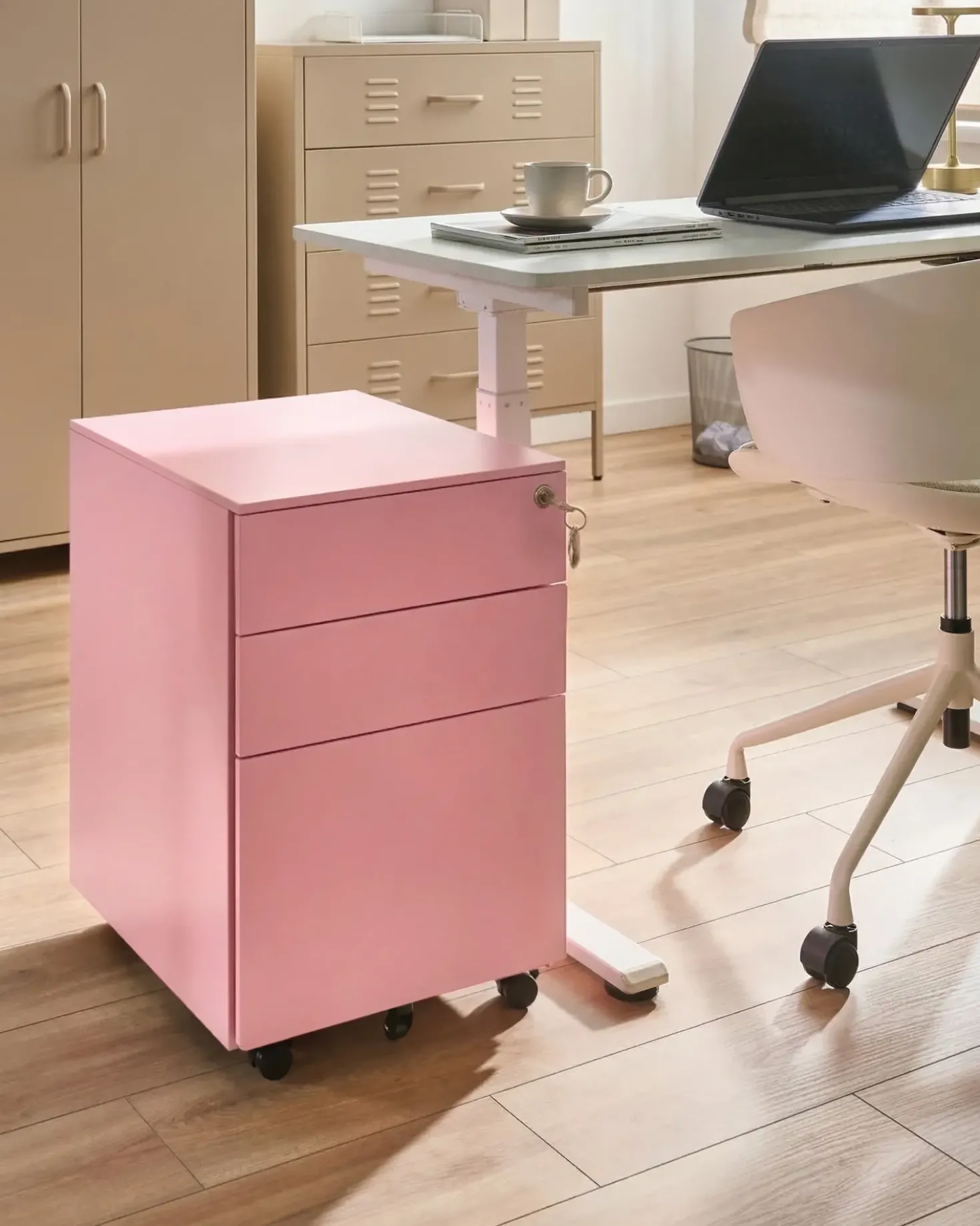 Armadietto da ufficio CAMI Metallo Rosa