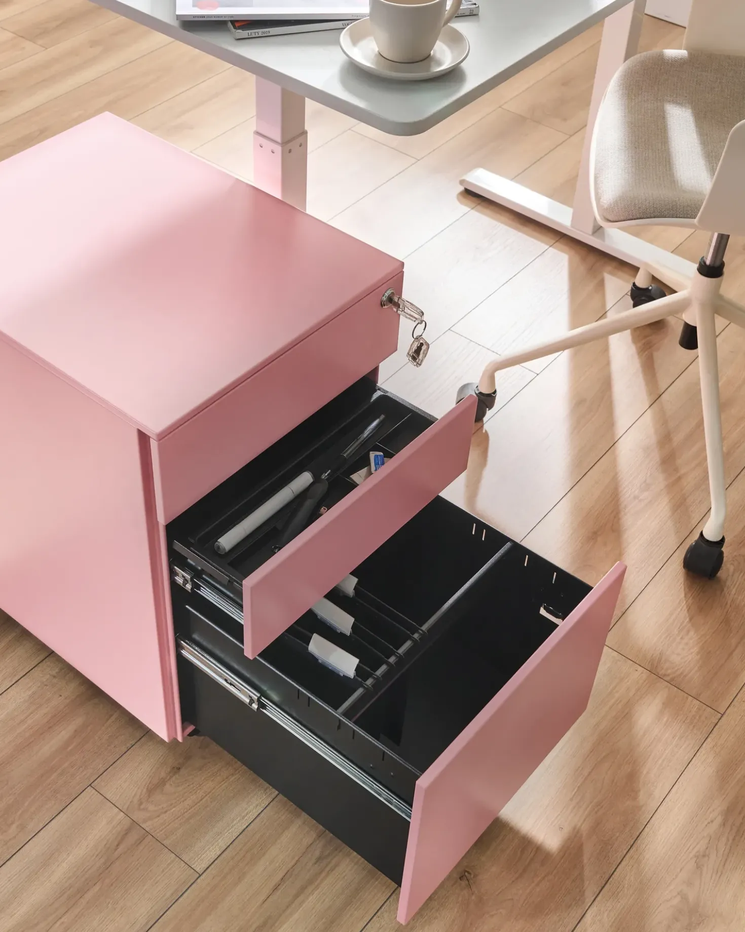 Armadietto da ufficio CAMI Metallo Rosa