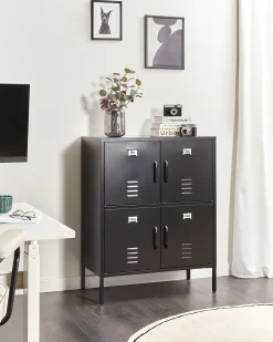 Armadietto da ufficio HOLBECK Metallo Nero