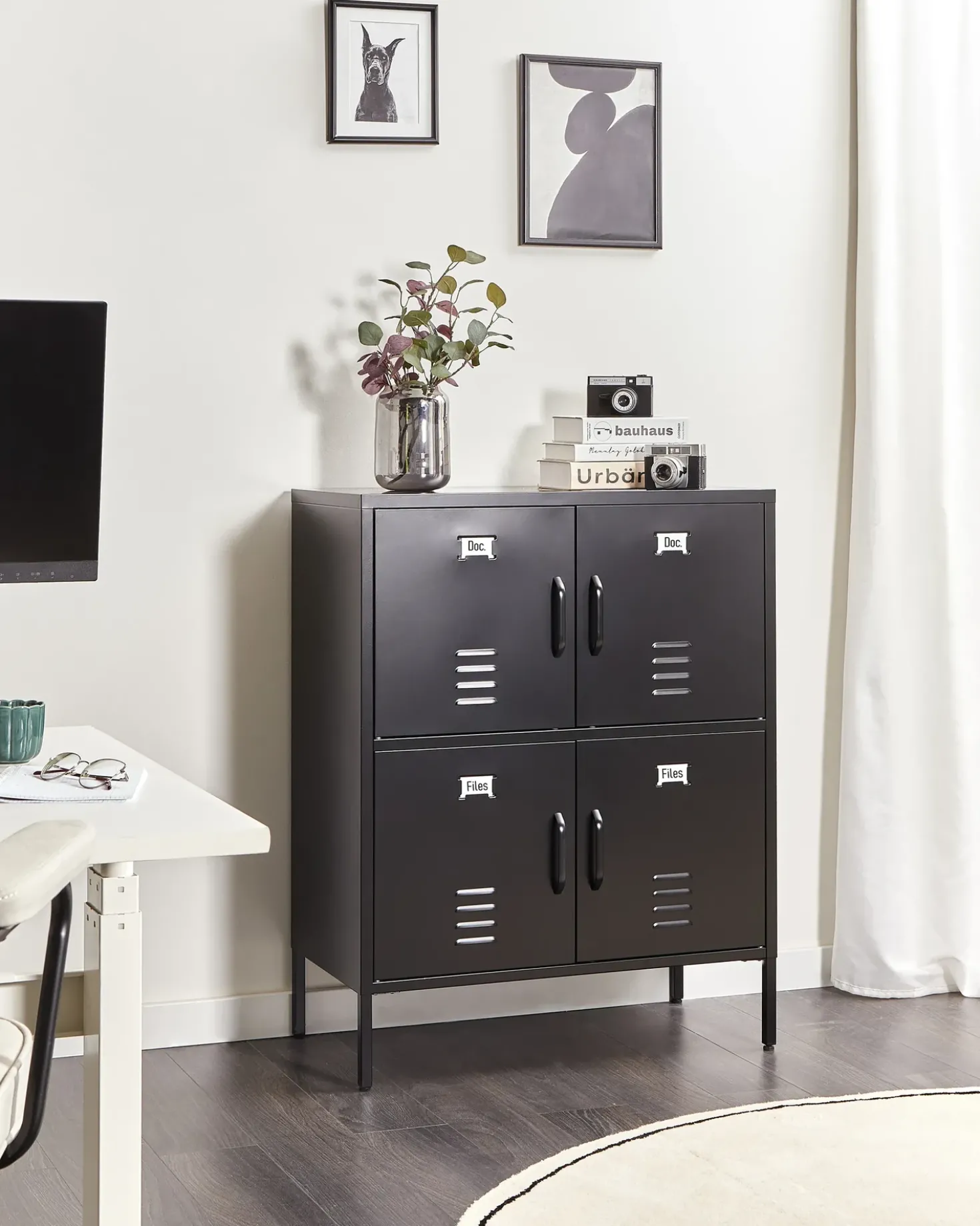 Armadietto da ufficio HOLBECK Metallo Nero