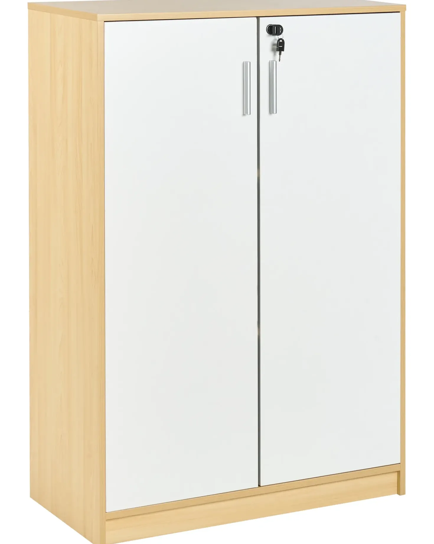 Armadietto da ufficio ZEHNA Marrone chiaro/Bianco