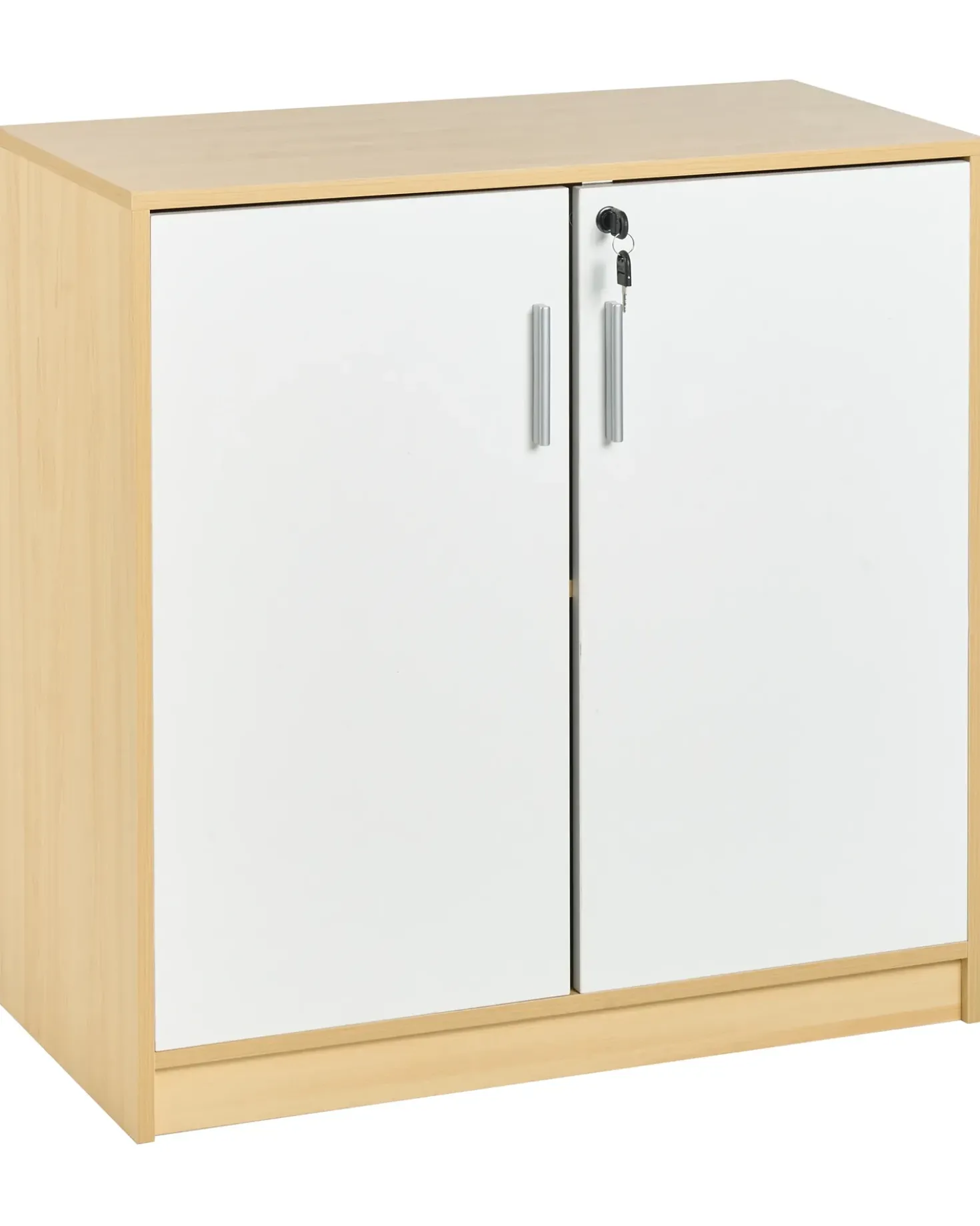 Armadietto da ufficio ZEHNA Marrone chiaro/Bianco