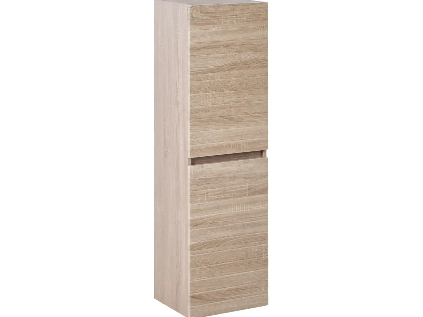 Armadio a muro per il bagno URUCU 35 cm Marrone chiaro