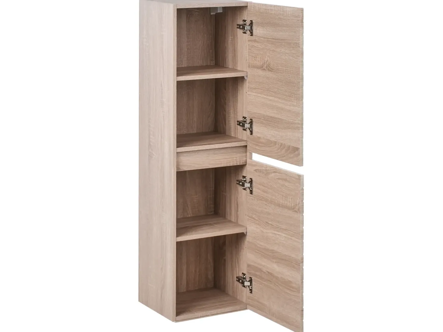 Armadio a muro per il bagno URUCU 35 cm Marrone chiaro
