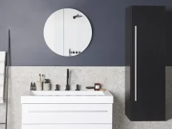 Armadio a muro per il bagno MATARO 40 cm Nero