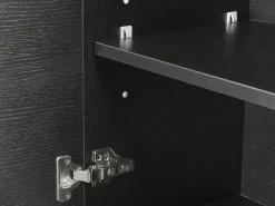 Armadio a muro per il bagno MATARO 40 cm Nero