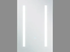 Armadio a muro per specchio da bagno LED CAMERON 40 cm 60 cm Bianco
