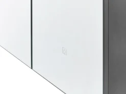 Armadio a muro per specchio da bagno LED JARAMILLO 60 cm 60 cm Nero