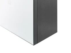 Armadio a muro per specchio da bagno LED JARAMILLO 60 cm 60 cm Nero