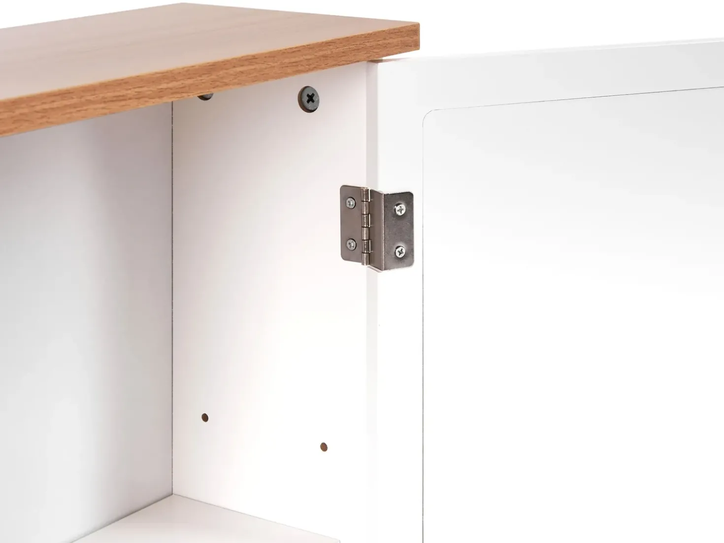 Armadio a muro per specchio da bagno ALAMOS 65 cm 60 cm Bianco