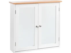 Armadio a muro per specchio da bagno ALAMOS 65 cm 60 cm Bianco