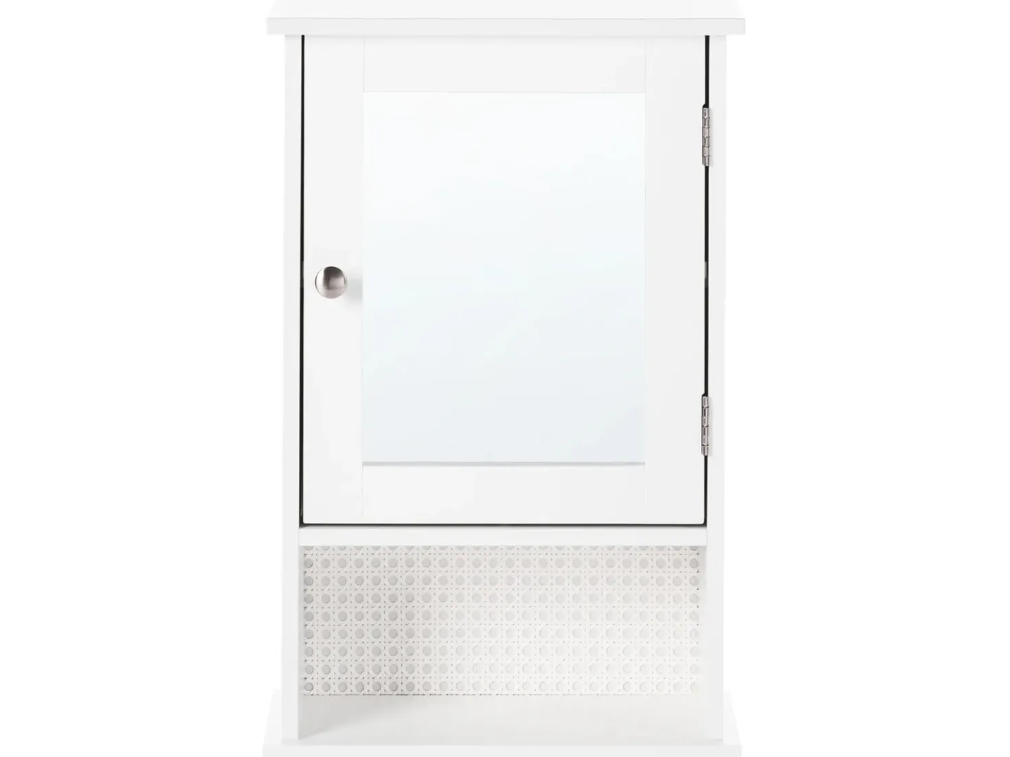 Armadio a muro per specchio da bagno HUILA 34 cm 53 cm Bianco