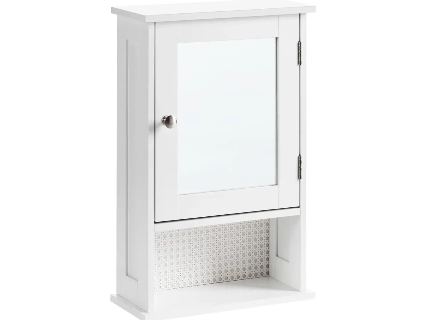 Armadio a muro per specchio da bagno HUILA 34 cm 53 cm Bianco