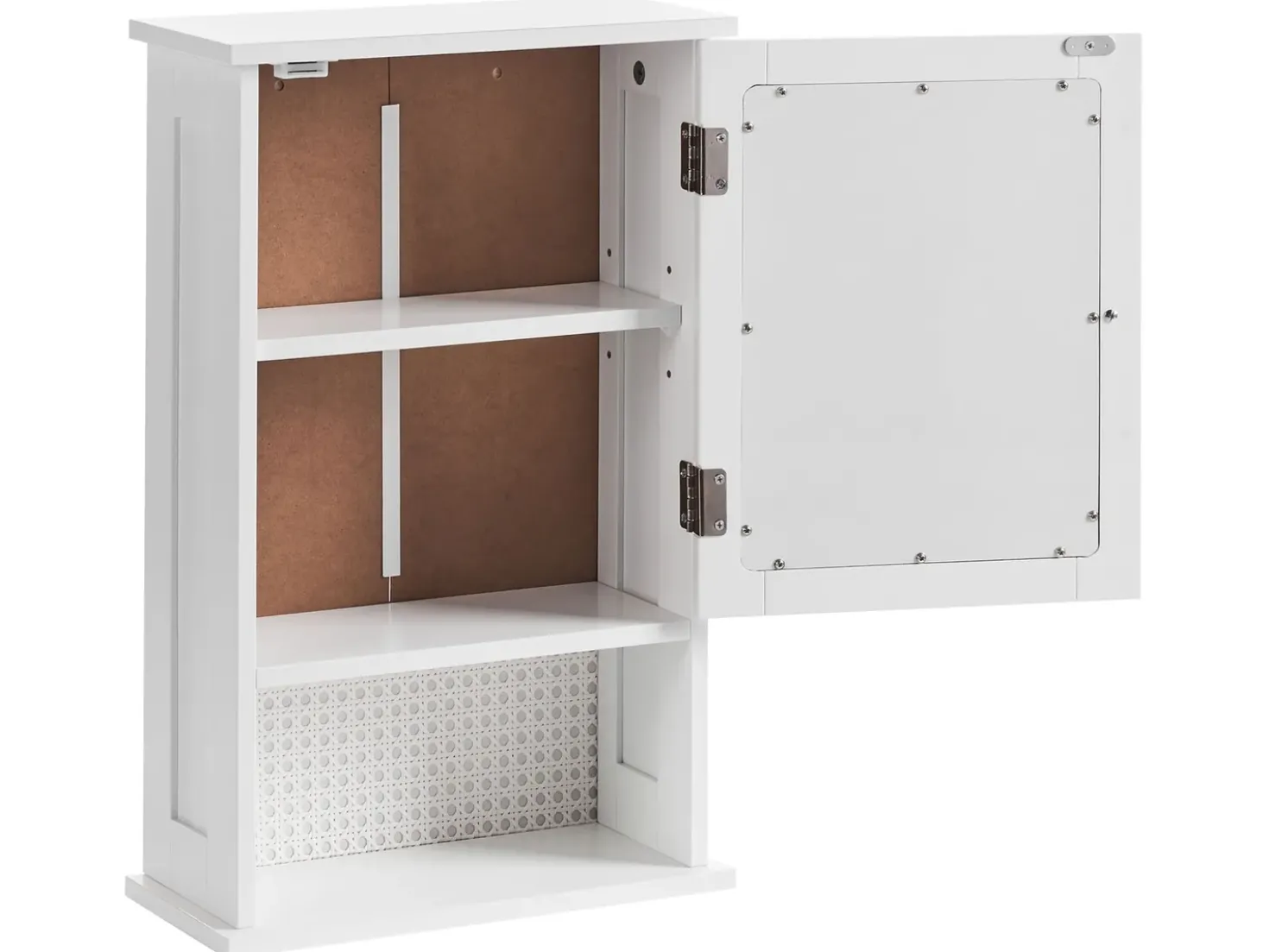 Armadio a muro per specchio da bagno HUILA 34 cm 53 cm Bianco