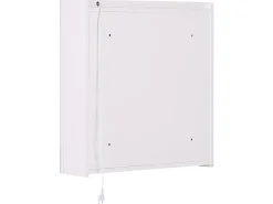 Armadio a muro per specchio da bagno LED CHABUNCO 60 cm 60 cm Bianco