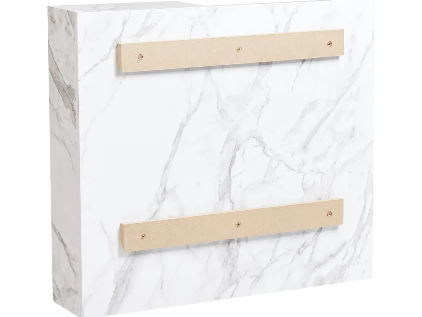 Armadio a muro per specchio da bagno JOINVILLE 60 cm 54 cm Marmo bianco