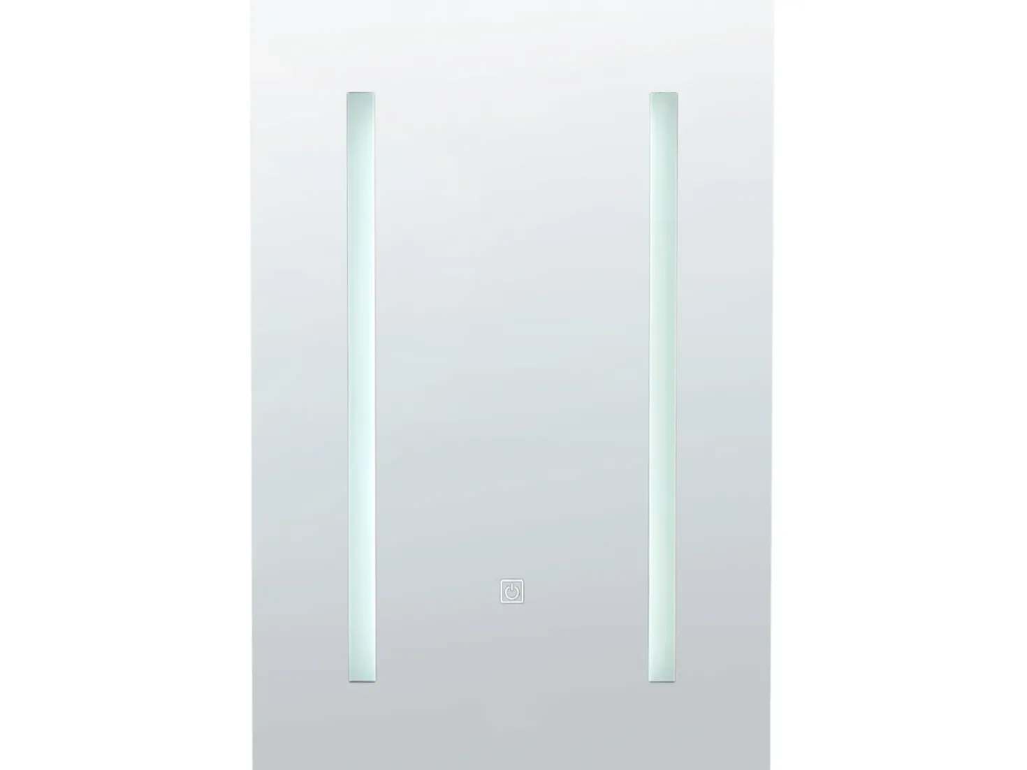Armadio a muro per specchio da bagno LED CAMERON 40 cm 60 cm Nero