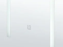 Armadio a muro per specchio da bagno LED CAMERON 40 cm 60 cm Nero