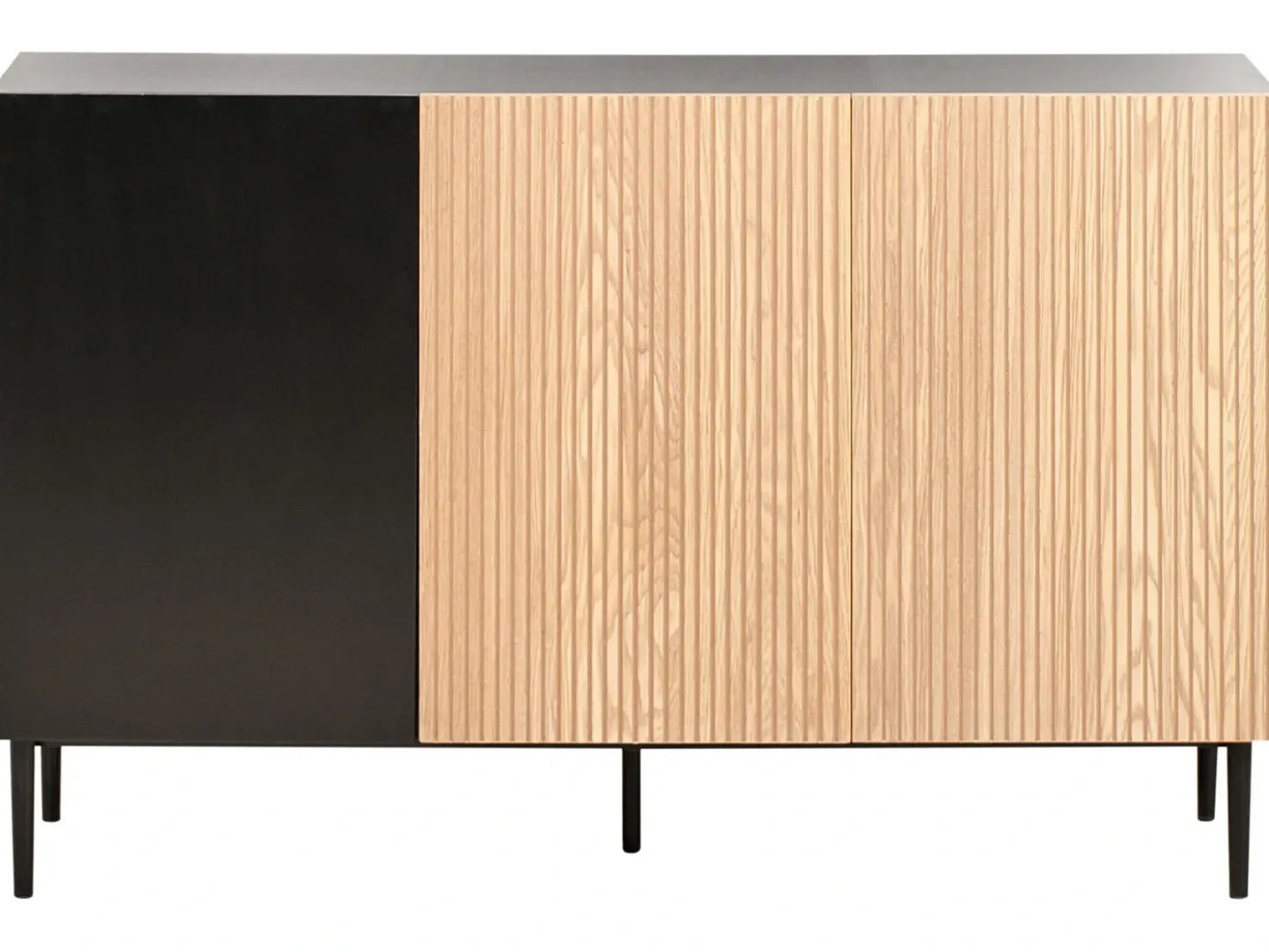 Armadio BLYTHE Frassino naturale Nero