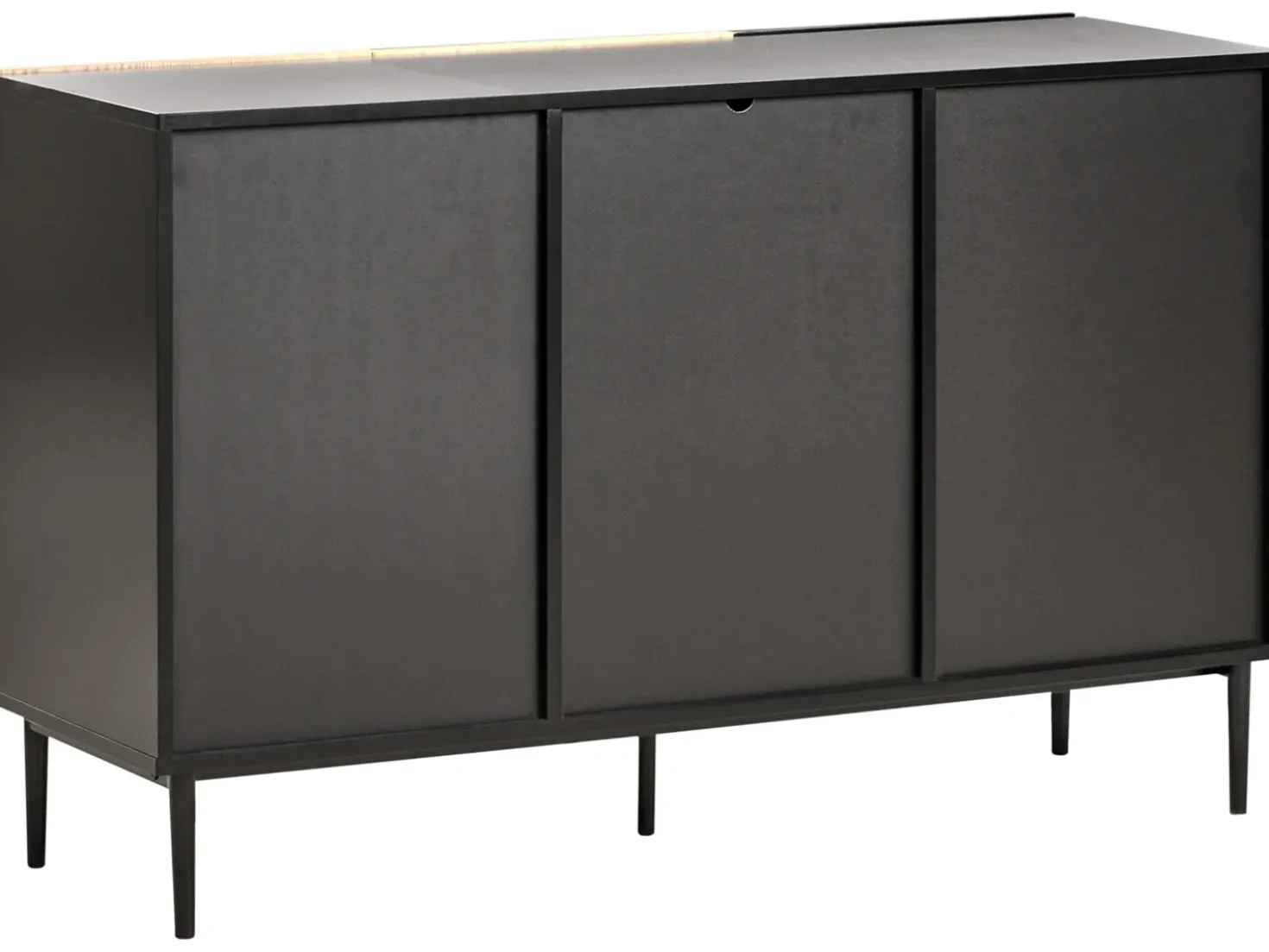 Armadio BLYTHE Frassino naturale Nero