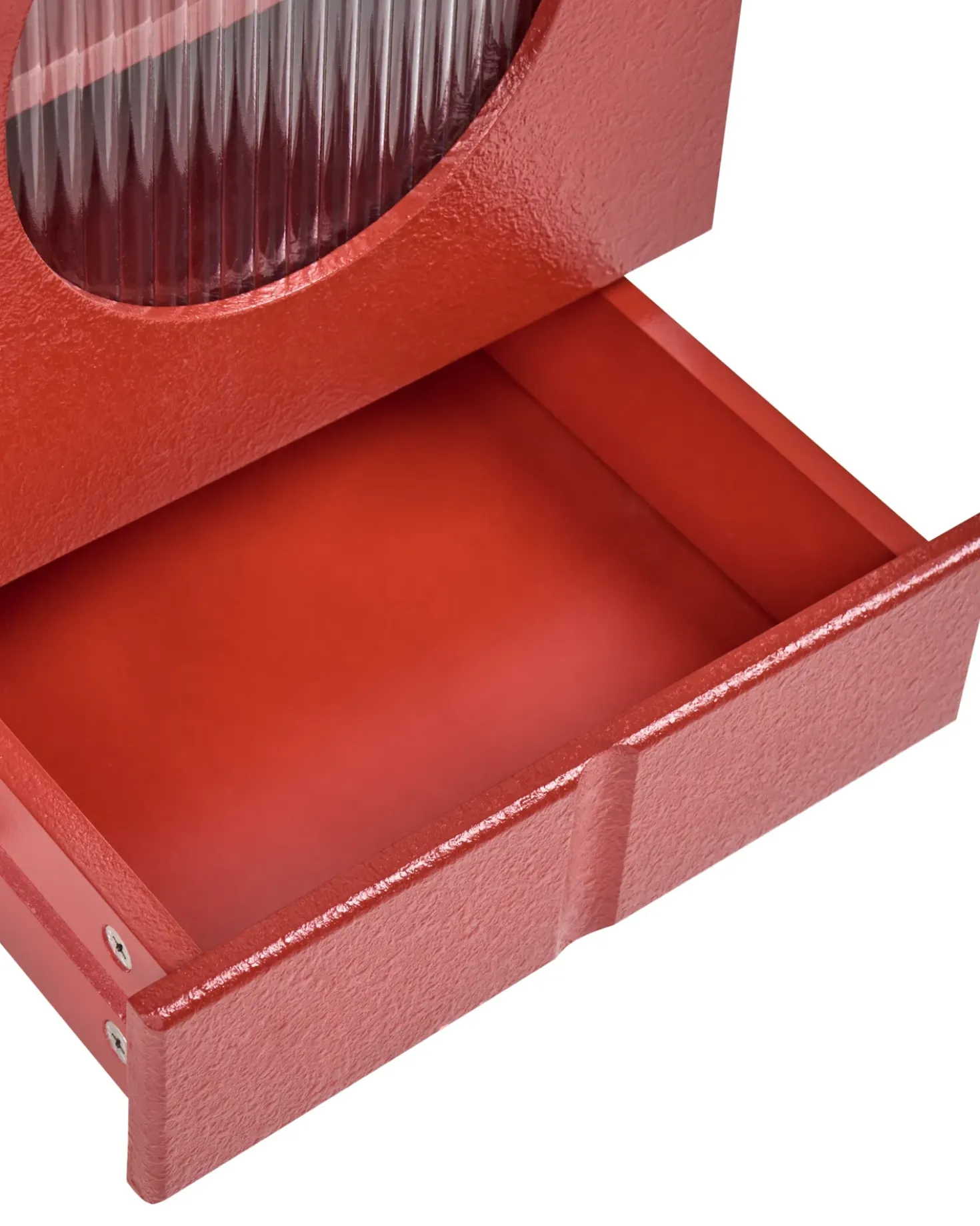 Armadio EDGAR 89 cm Rosso con ruote