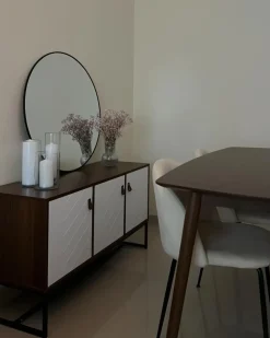Armadio NUEVA Marrone scuro/Bianco