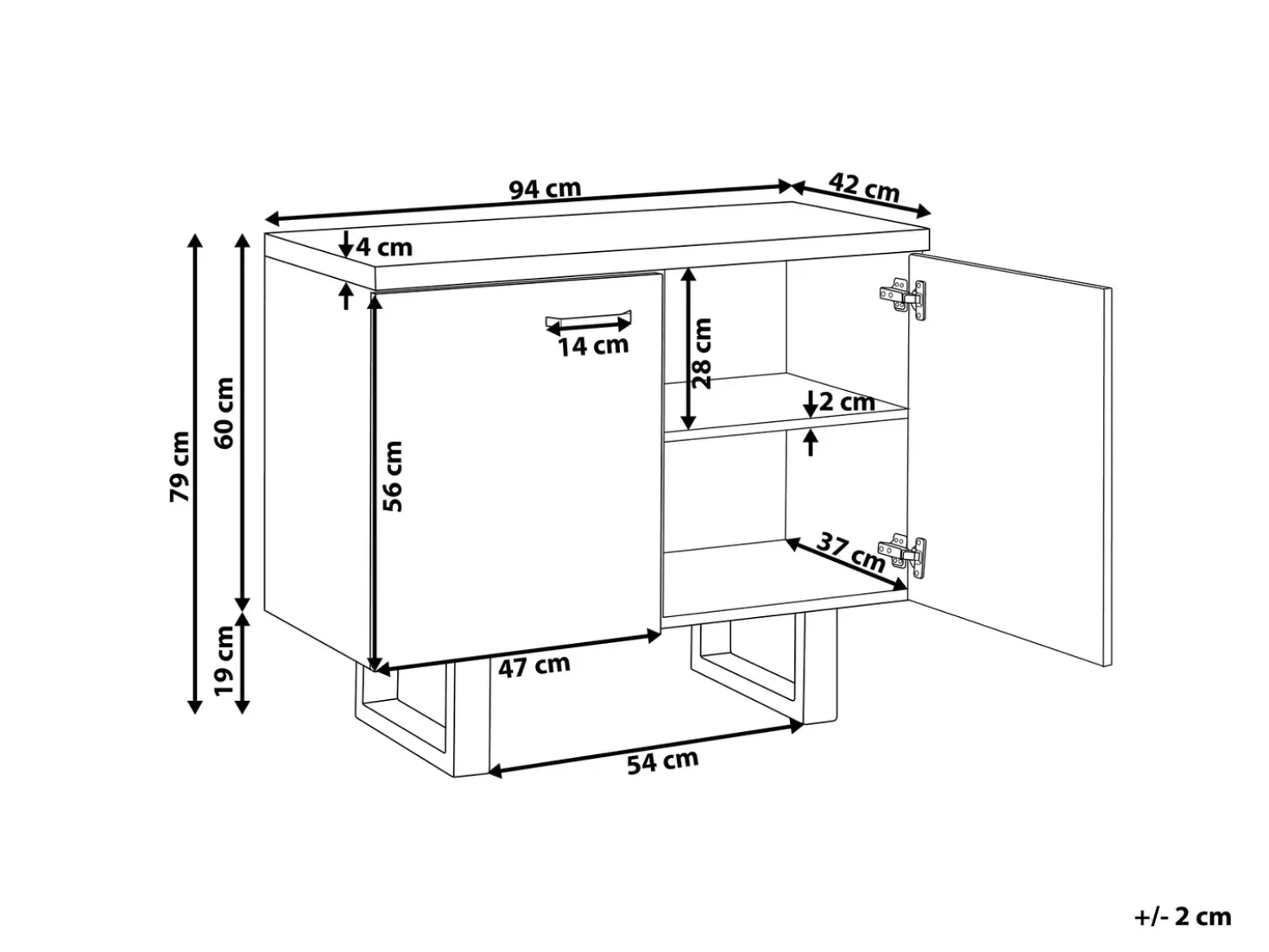 Armadio TIMBER Marrone chiaro