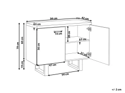 Armadio TIMBER Marrone scuro