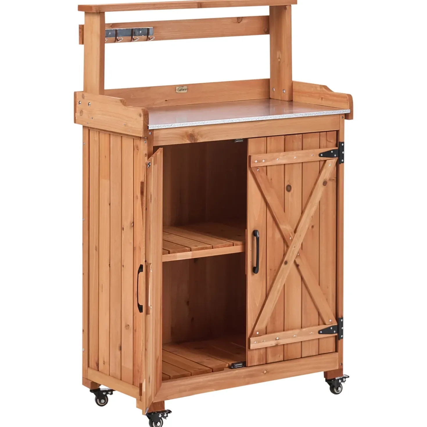 Banco da giardinaggio ALTOLIA Legno di abete 70 cm 40 cm Marrone