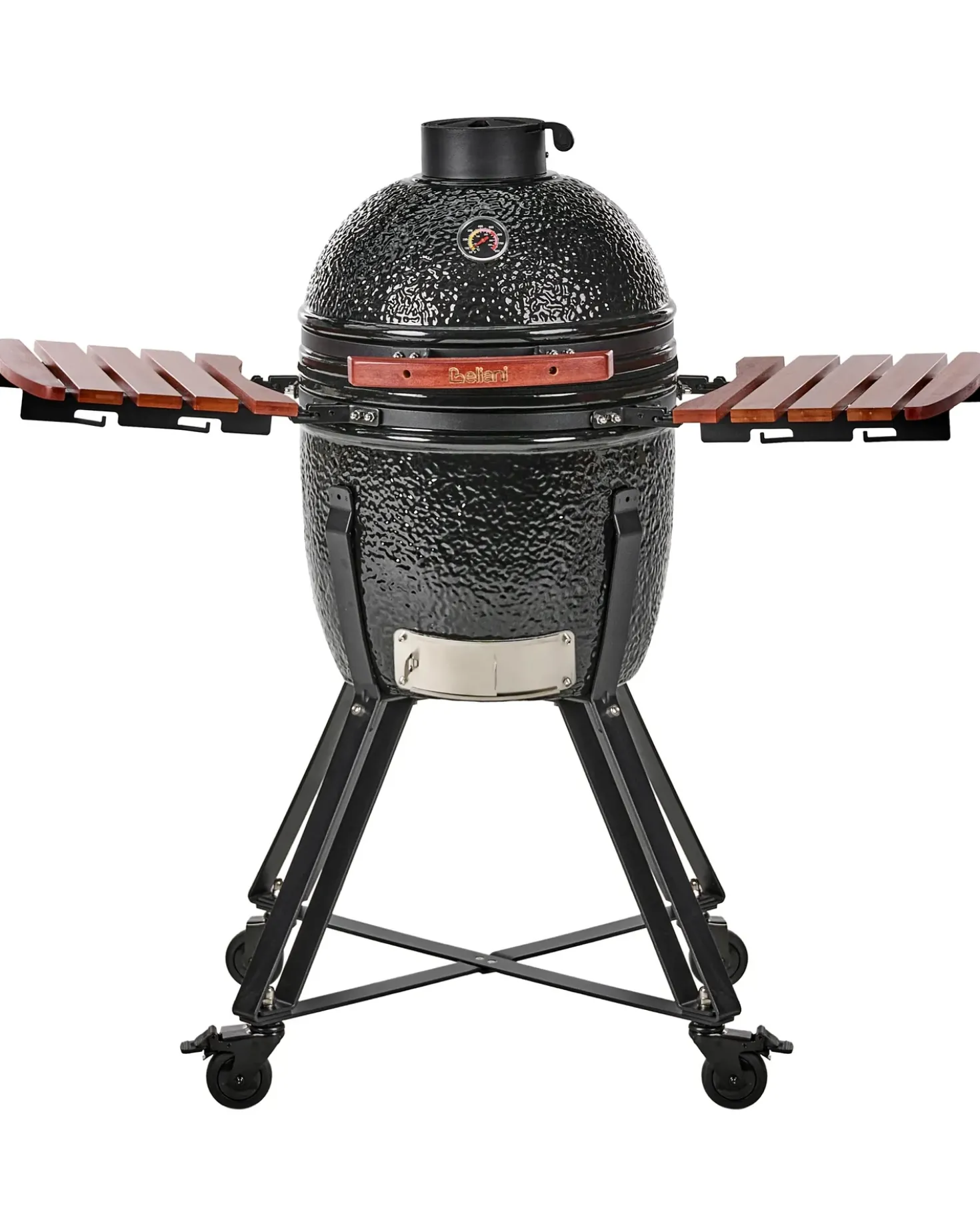 Barbecue a carbonella KAMADO Ceramica Nero