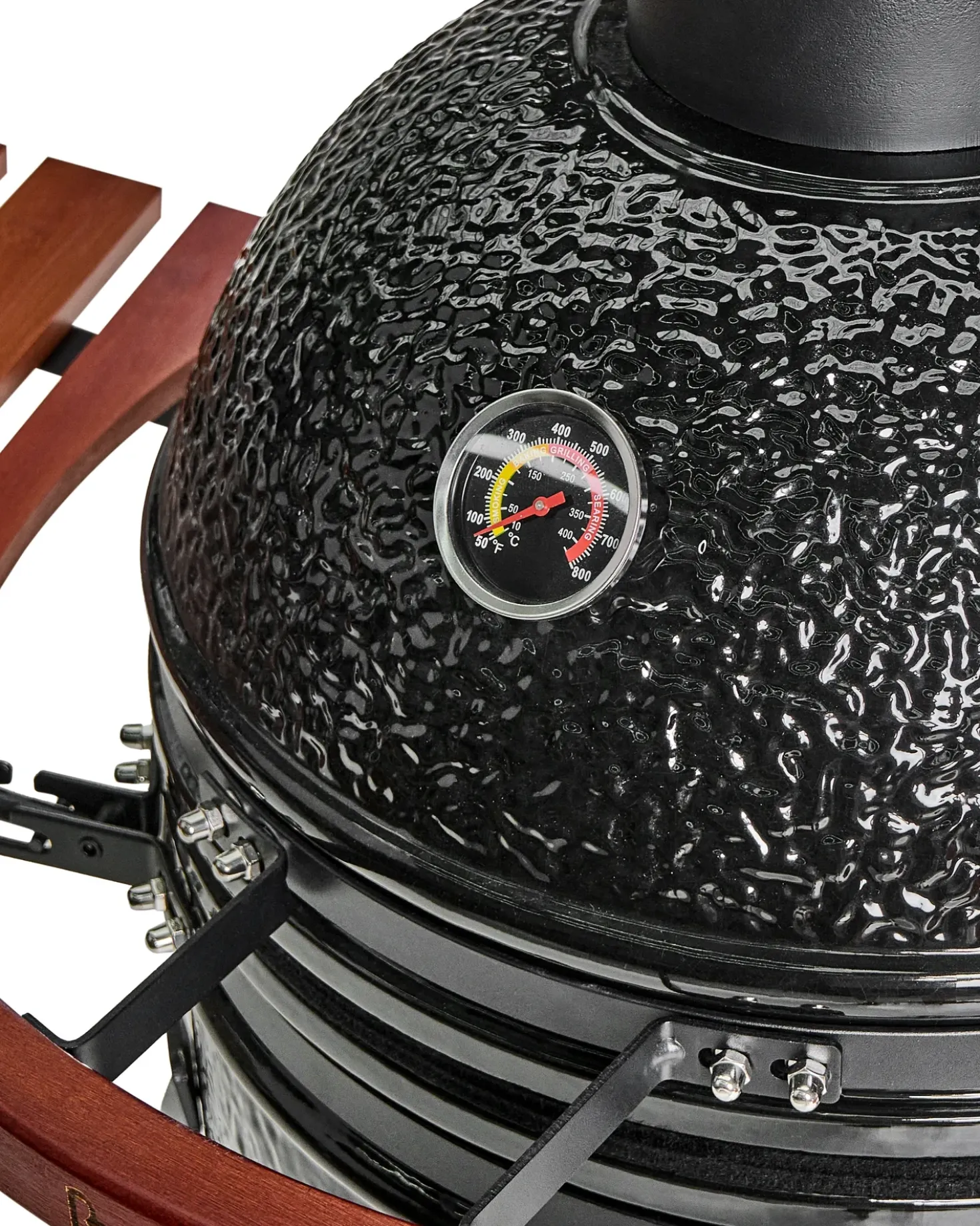 Barbecue a carbonella KAMADO Ceramica Nero
