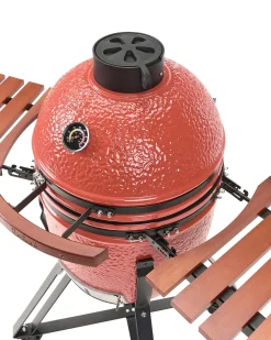 Barbecue a carbonella KAMADO Ceramica Rosso