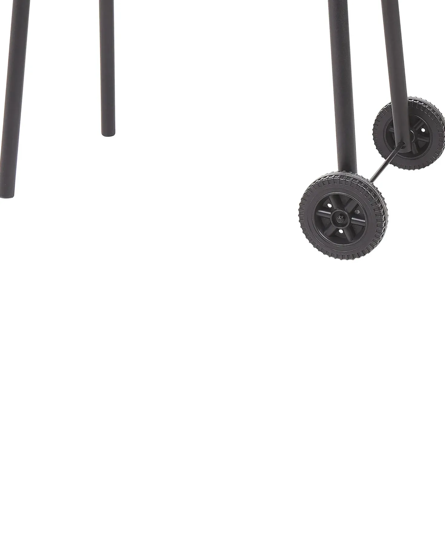 Barbecue a carbonella KATLA con affumicatore Metallo Nero