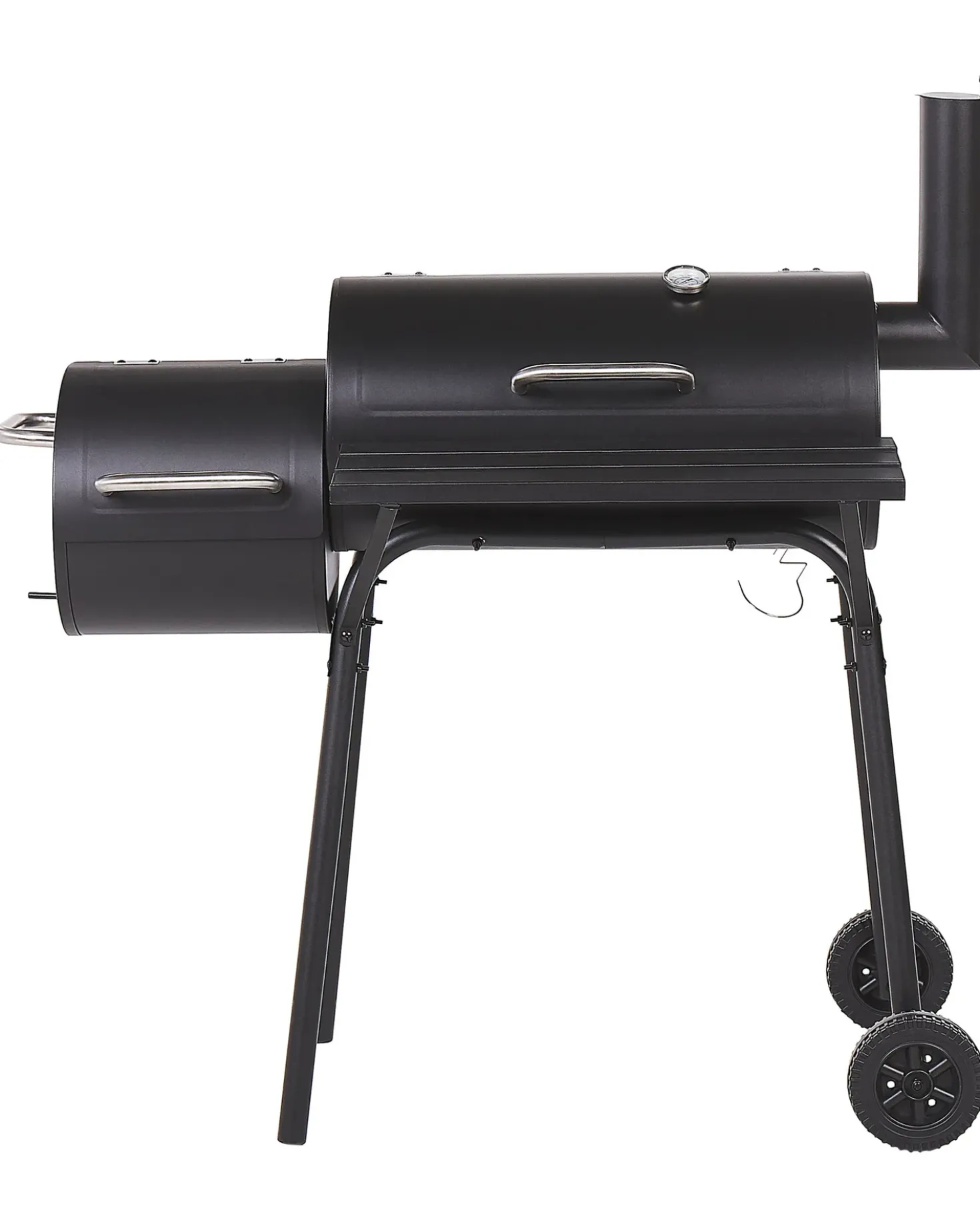 Barbecue a carbonella KATLA con affumicatore Metallo Nero